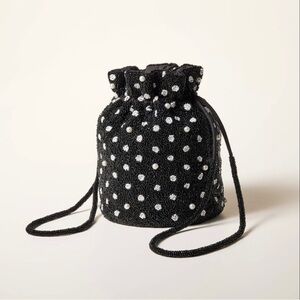 Kate Spade New York x Target Black and White Mini Polka Dot Bag